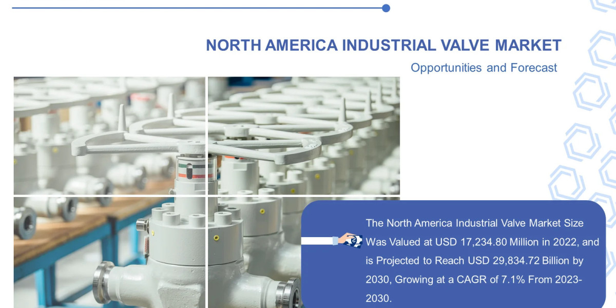 North America Industrial Valve Market To Reach USD 29,834.72 Billion By Year 2030
