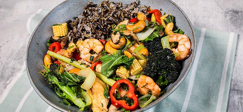 James Strawbridge’s Pak Choi and King Prawn Stir Fry | 44 Foods