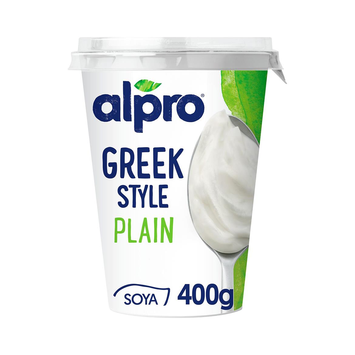 Alpro - Greek Style Plain Yoghurt Alternative (400g) - The Vegan Kind