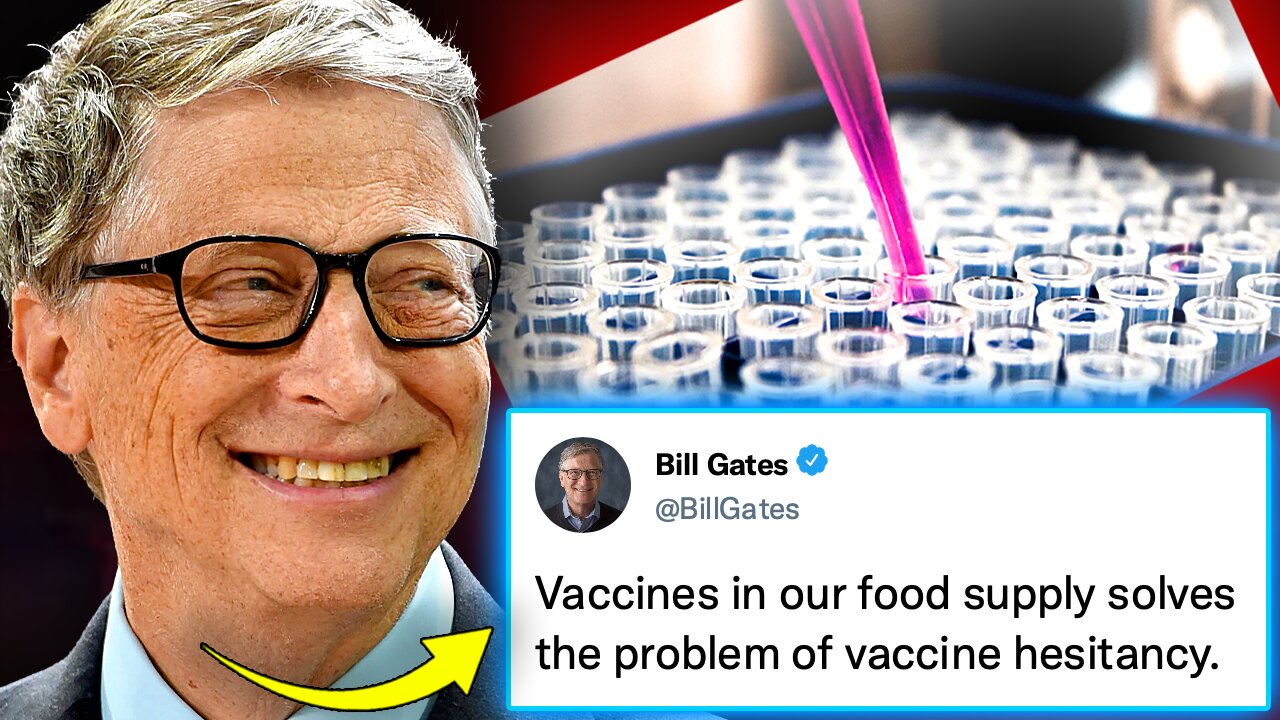 Bill Gates Vows To Pump mRNA Into Food Supply To ‘Force-Jab’ the Unvaccinated