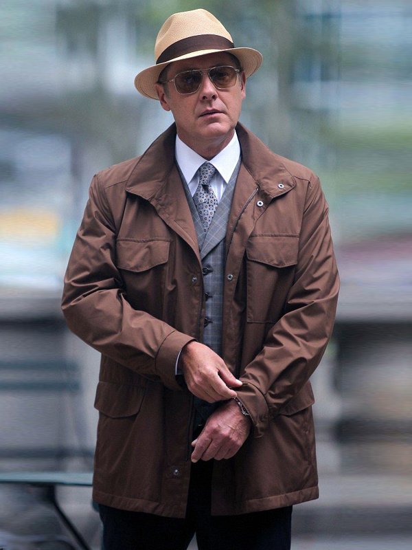 James Spader The Blacklist Raymond Reddington Brown Jacket