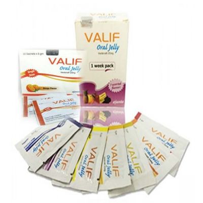 Valif Oral Jelly - Erectile Dysfunction Medication | Dosage, Benefits & Side Effects