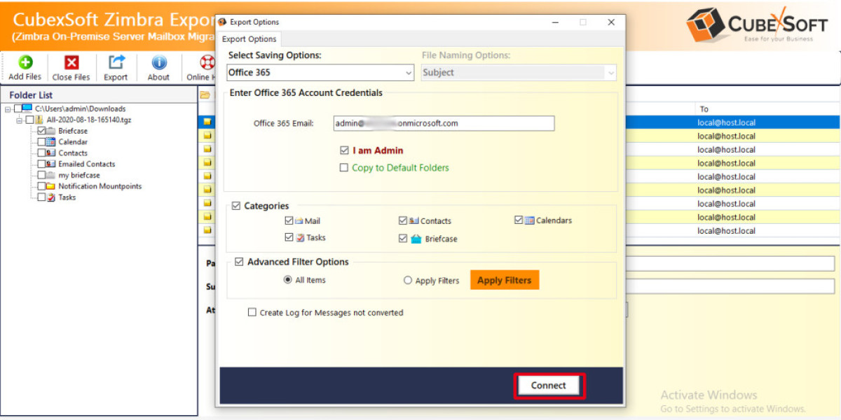 How Zimbra Users can Export Mailbox to Office 365?