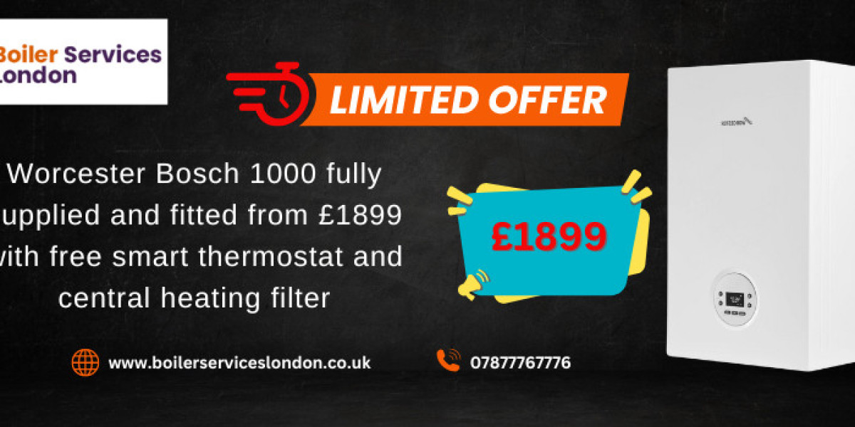 Worcester Bosch 1000 Boiler Installation in London: Only £1899 with FREE Smart Thermostat!