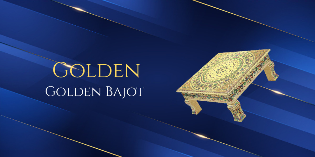 Majestic Golden Bajot – Perfect for Pujas and Rituals