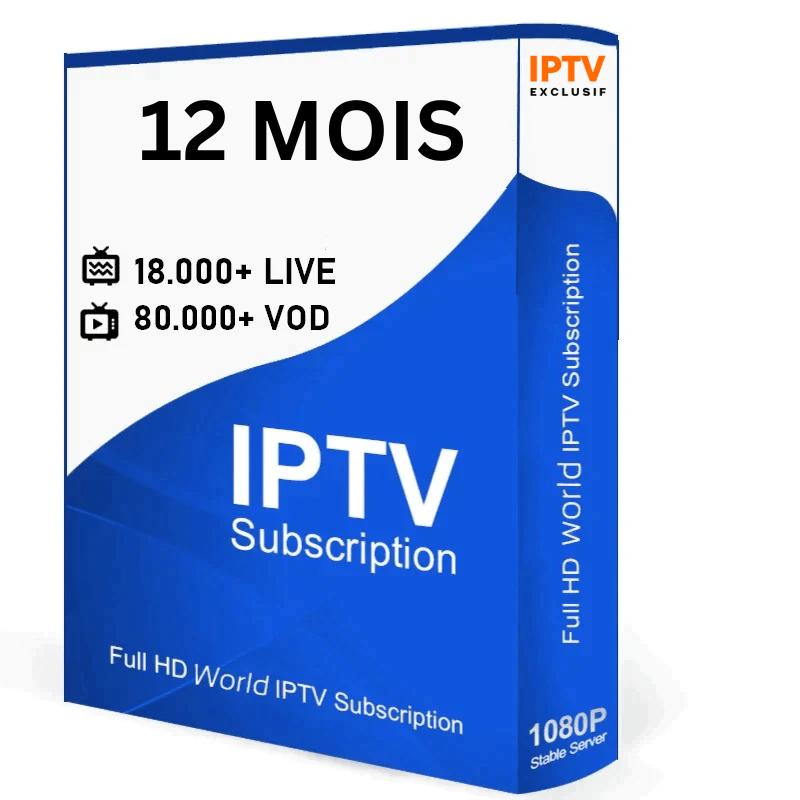 Abonnement 12 Mois - IPTVExclusif