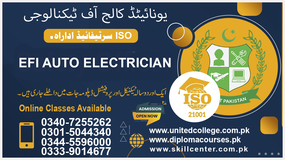 EFI AUTO ELECTRICIAN COURSE IN RAWALPINDI 03005008536