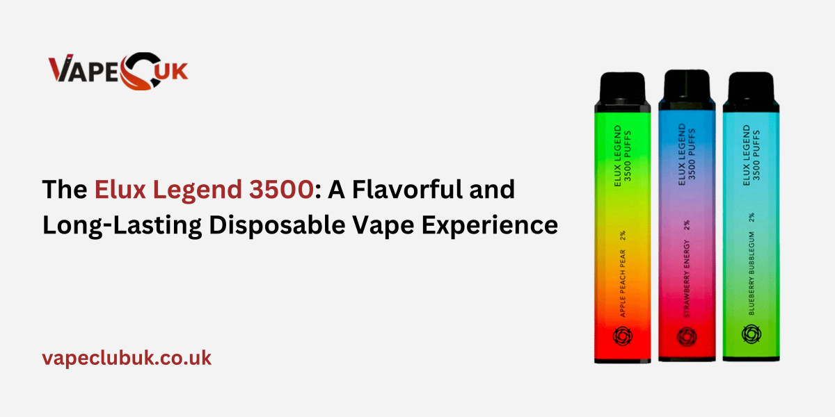 The Elux Legend 3500: A Flavorful and Long-Lasting Disposable Vape Experience